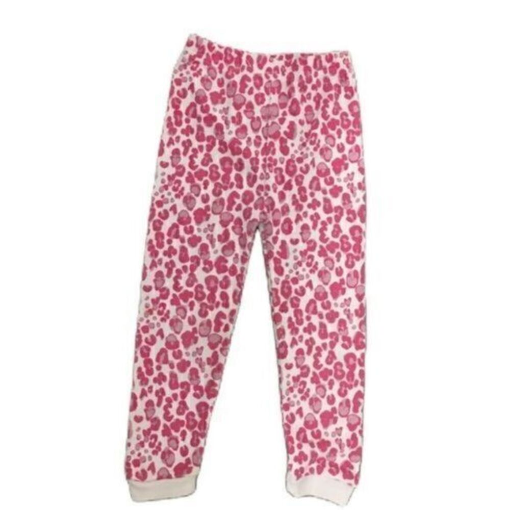 3T leopard pink leggings